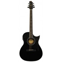 GregBennett GA100SCE BK - электроакустическая гитара с вырезом