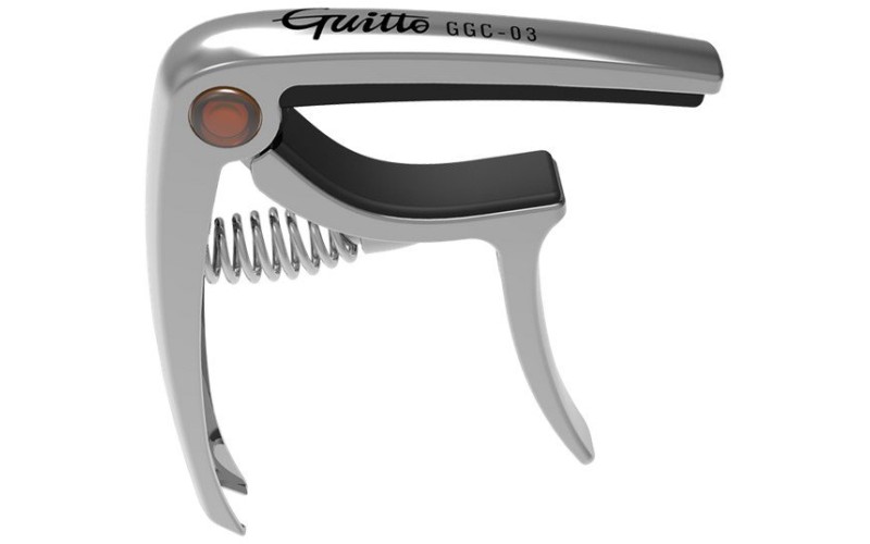 Guitto GGC-03-SL Каподастр универсальный, серебристый
