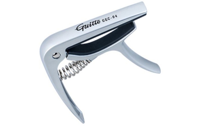 Guitto GGC-04-SL Каподастр для классической гитары, серебристый