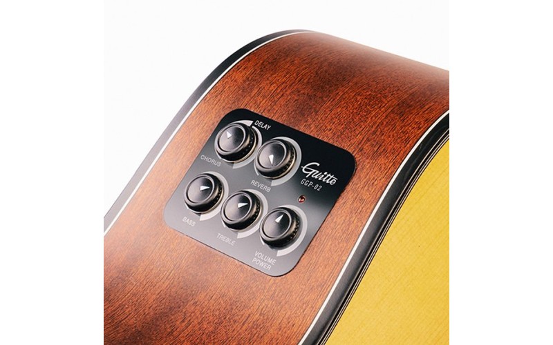 Guitto GGP-02 Звукосниматель для акустической гитары, резонансный
