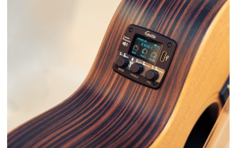 Guitto GGP-04 Звукосниматель для акустической гитары, трансакустика, резонансный