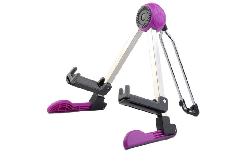 Guitto GGS-03-PR Стойка для гитары, складная, фиолетовая
