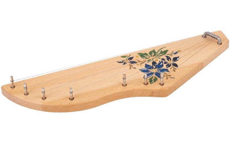 Гусельник GU-50.79.07.11101 Гусельная дощечка, светлая, с рисунком
