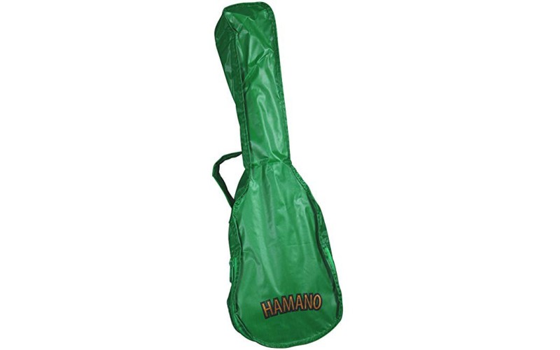 HAMANO U-35GN Green Sparkle укулеле сопрано, клен, гриф махогани, чехол, зеленый берст с блестками