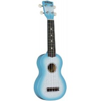 HAMANO U-35LB Light Blue укулеле сопрано, клен, гриф махогани, чехол, голубой берст с блестками