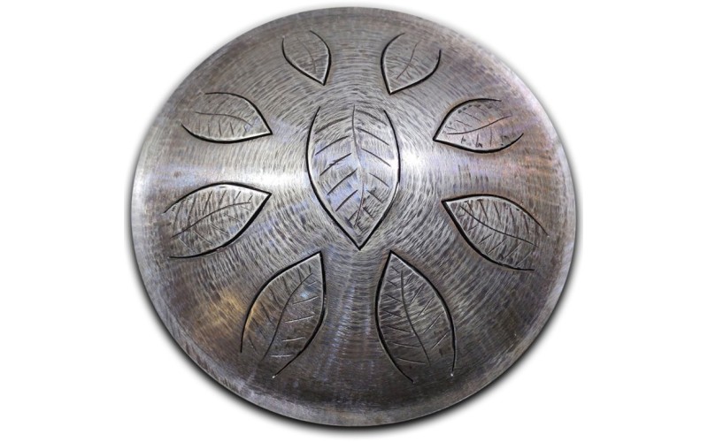 Handpan Overtone OHP-L34-8-1-Gr-F#m-Kurd Глюкофон 34см