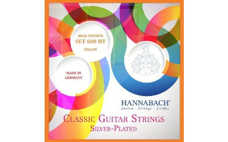 Hannabach 600HT Silver-Plated Orange Комплект струн для классической гитары, сильное натяжение
