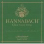 Hannabach 728LTC CARBON Custom Made Комплект струн для классической гитары, карбон, посеребренные