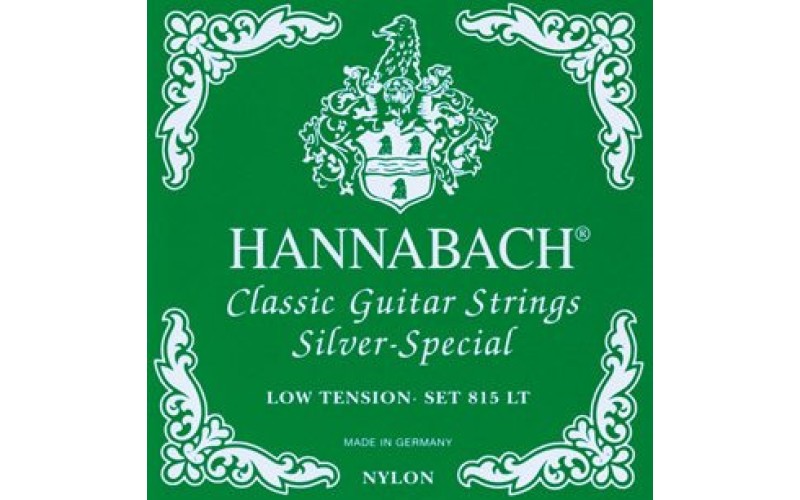Hannabach 815LT Green SILVER SPECIAL Комплект струн для классической гитары нейлон/посеребренные