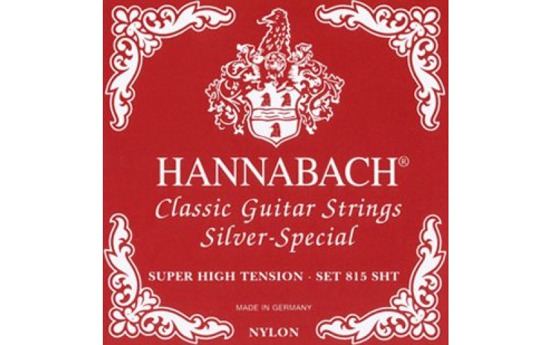 Hannabach 815SHT Red SILVER SPECIAL Комплект струн для классической гитары нейлон/посеребренные