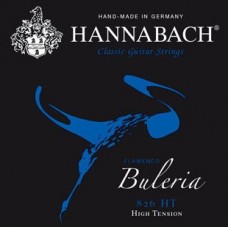 Hannabach 826HT Blue BULERIA FLAMENCO Комплект струн для классической гитары, посеребренные