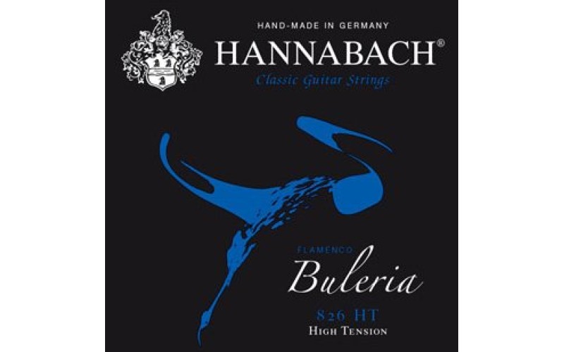 Hannabach 826HT Blue BULERIA FLAMENCO Комплект струн для классической гитары, посеребренные