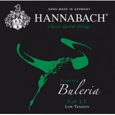 Hannabach 826LT Green BULERIA FLAMENCO Комплект струн для классической гитары, посеребренные