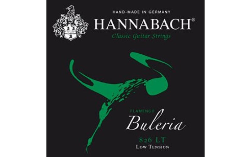 Hannabach 826LT Green BULERIA FLAMENCO Комплект струн для классической гитары, посеребренные