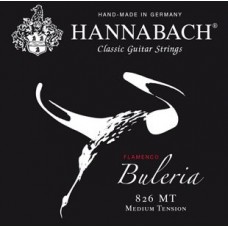 Hannabach 826MT Black BULERIA FLAMENCO Комплект струн для классической гитары, посеребренные