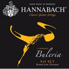 Hannabach 826SLT Yellow BULERIA FLAMENCO Комплект струн для классической гитары, посеребренные