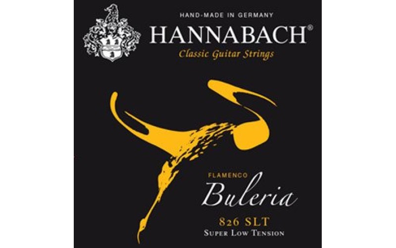 Hannabach 826SLT Yellow BULERIA FLAMENCO Комплект струн для классической гитары, посеребренные