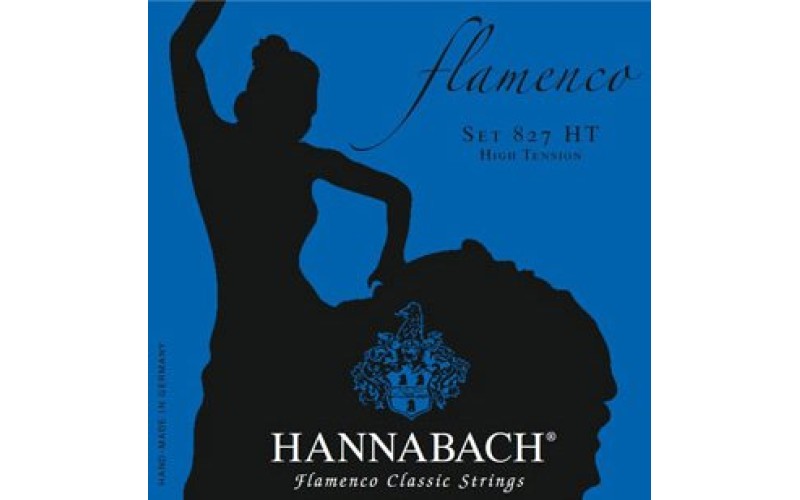 Hannabach 827HT Blue FLAMENCO Комплект струн для классической гитары желтый нейлон/посеребренные