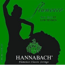 Hannabach 827LT Green FLAMENCO Комплект струн для классической гитары желтый нейлон/посеребренные