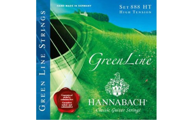 Hannabach 888HT Blue GREENLINE Комплект струн для классической гитары нейлон, медно-магниевая нить