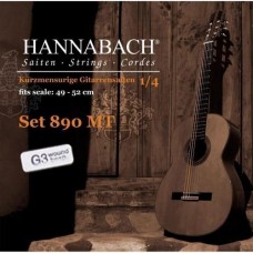 Hannabach 890MTGW14 KINDER GUITAR SIZE Струны для классической гитары 1/4, посеребренные