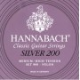 Hannabach 900MHT SILVER 200 Комплект струн для классической гитары нейлон, посеребренные