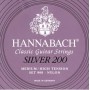 Hannabach 900MHT SILVER 200 Комплект струн для классической гитары нейлон, посеребренные