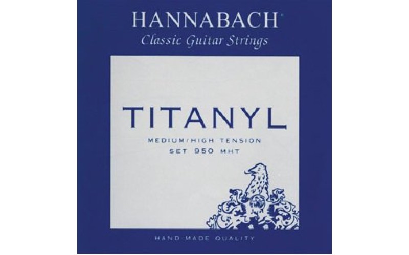 Hannabach 950MHT TYTANIL Комплект струн для классической гитары титанил, посеребренные