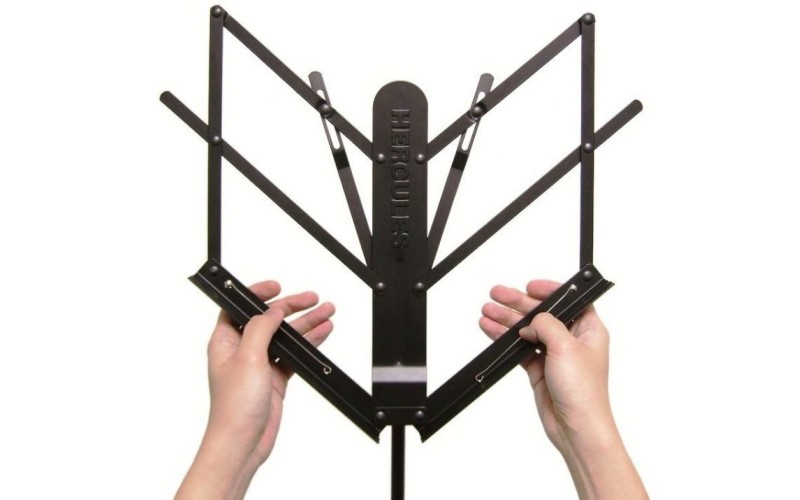 Hercules BS100B Пюпитр 535x293мм, высота 690-1230мм, 1,45кг