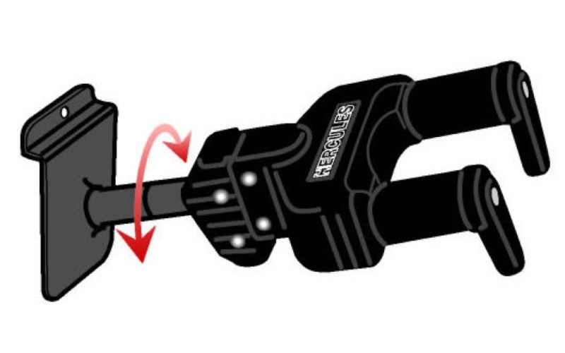 Hercules GSP39SB - крючок для гитары настенный, короткий