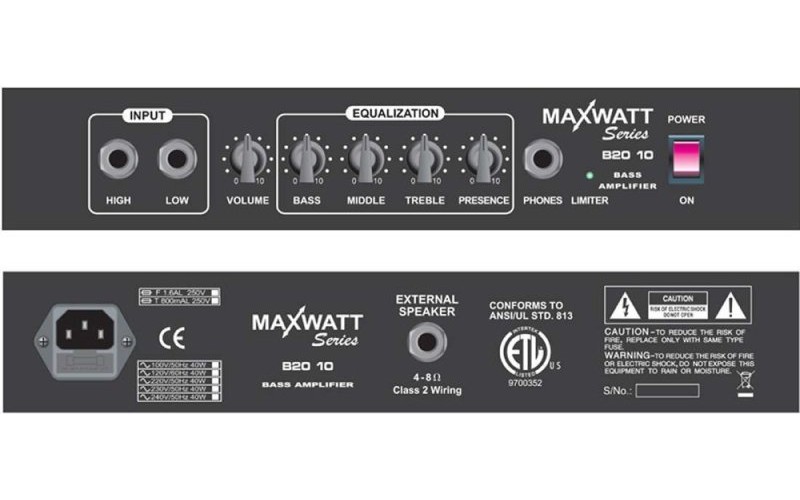 HIWATT-MAXWATT B20 10 Комбо для бас-гитары