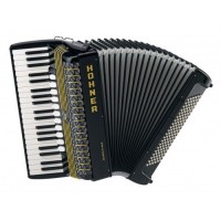 HOHNER Atlantic IV 120 MP, Musette+ Palm Switch, black- полный концертный аккордеон