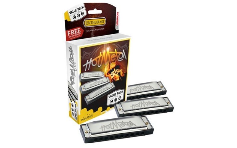 HOHNER Hot Metal CGA (M572XP) - набор из 3 гармошек