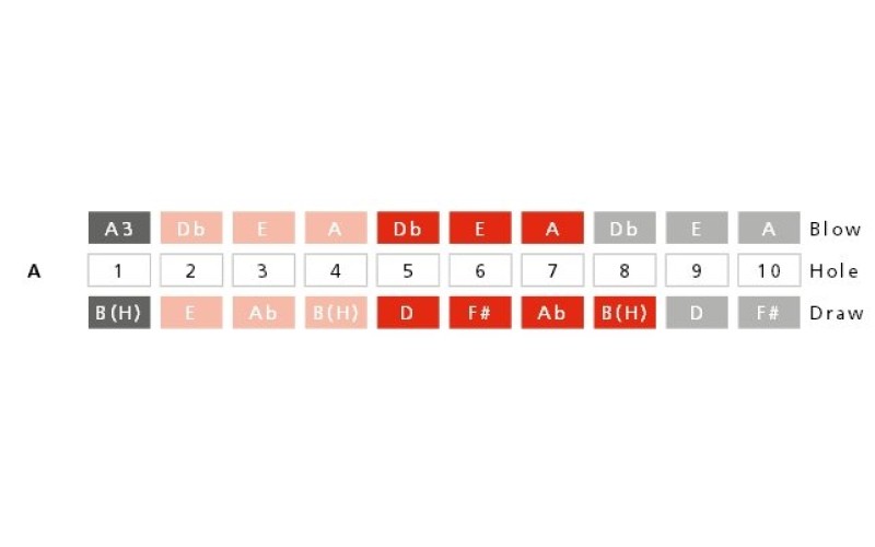 HOHNER Jean Jacques Milteau 501/20 MS A (M501210X) - губная гармошка