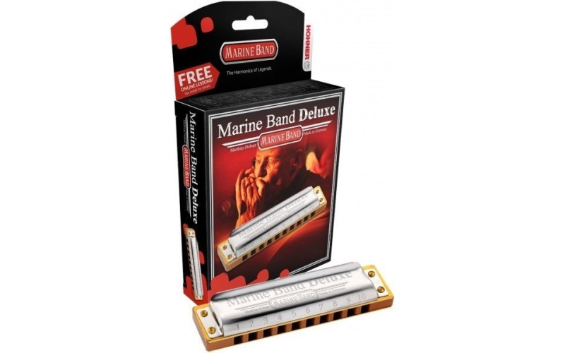 HOHNER Marine Band Deluxe 2005/20 F (M200506X) - губная гармошка