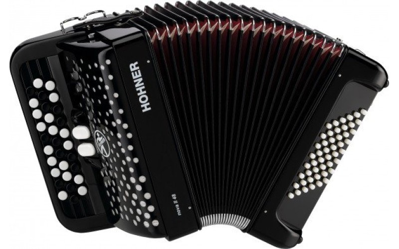 HOHNER Nova II 48 (A1252/A4152) black - кнопочный аккордеон, двухголосный