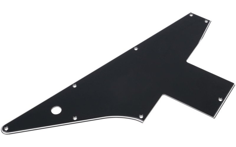 Hosco EX-B3P Защитная накладка для электрогитары, черная, 3 слоя