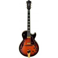 IBANEZ GB10 BROWN SUNBURST - электрогитара полуакустическая с кейсом