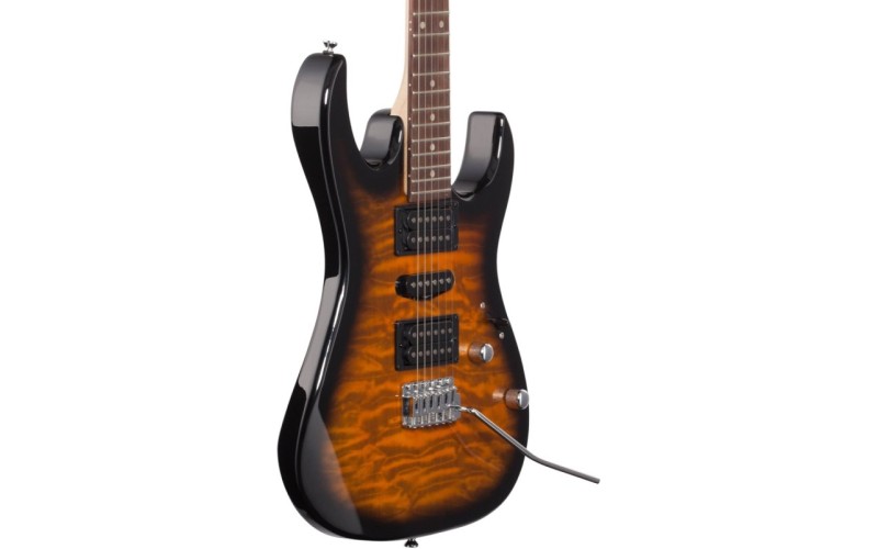 IBANEZ GRX70QA SB электрогитара, цвет санбёрст