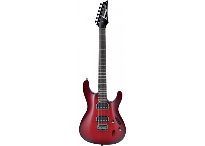 IBANEZ S521-BBS BLACKBERRY SUNBURST электрогитара, цвет тёмно-красный санбёрст