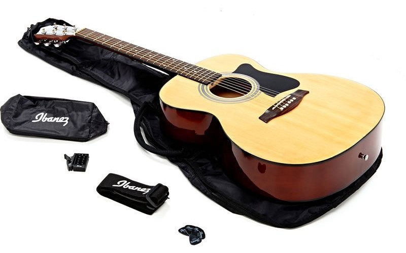 IBANEZ VC50NJP-NT набор из акустической гитары Grand Concert, чехла и аксессуаров