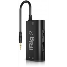 IK MULTIMEDIA iRig 2 компактный интерфейс для гитары/баса с аналоговым подключением к iOS