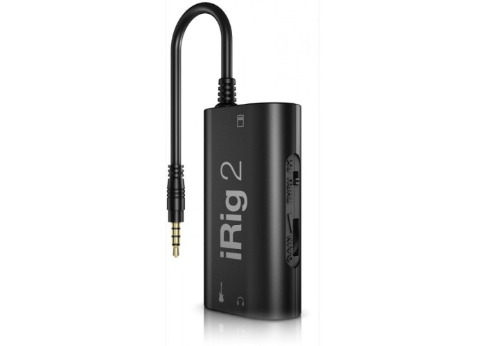 IK MULTIMEDIA iRig 2 компактный интерфейс для гитары/баса с аналоговым подключением к iOS