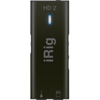 IK MULTIMEDIA iRig HD 2 компактный аудио интерфейс для гитары/баса с подключением к iOS и Mac