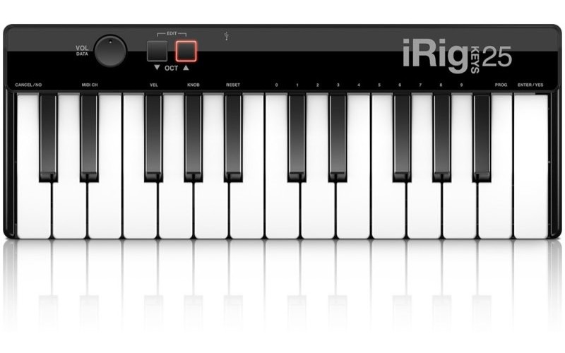 IK MULTIMEDIA iRig Keys 25 USB MIDI-клавиатура для Mac и PC, 25кл