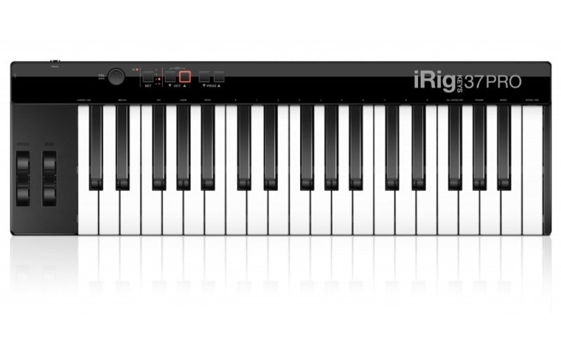 IK MULTIMEDIA iRig Keys 37 PRO USB MIDI-клавиатура для Mac и PC, 37 полноразмерных клавиш