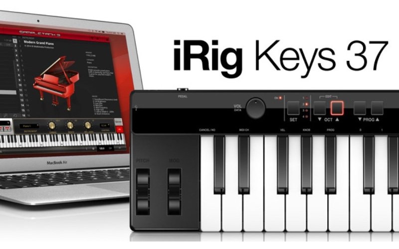 IK MULTIMEDIA iRig Keys 37 USB MIDI-клавиатура для Mac и PC, 37кл