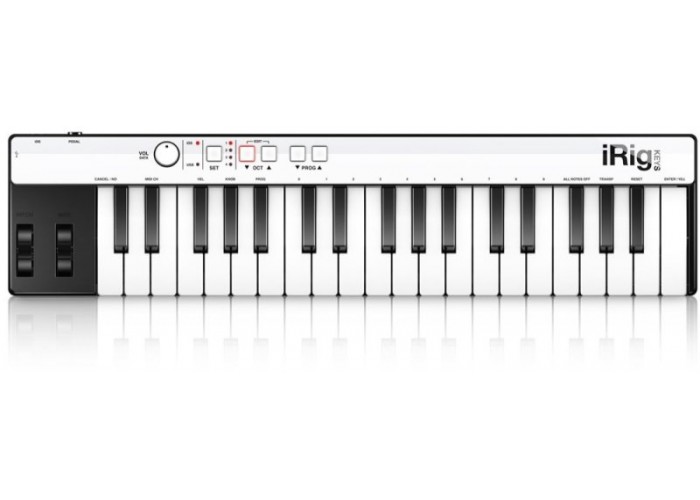 IK MULTIMEDIA iRig Keys MIDI-клавиатура для iOS, Android, Mac и PC, 37 клавиш