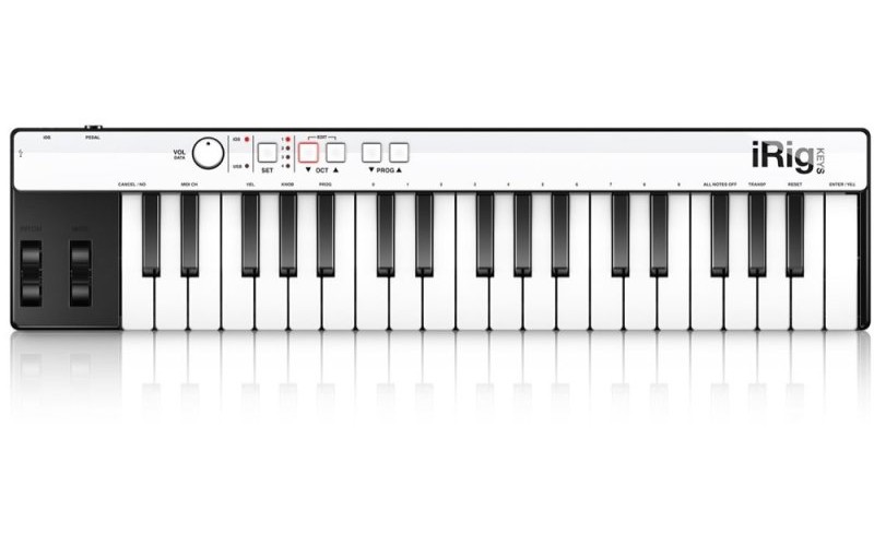 IK MULTIMEDIA iRig Keys MIDI-клавиатура для iOS, Android, Mac и PC, 37 клавиш