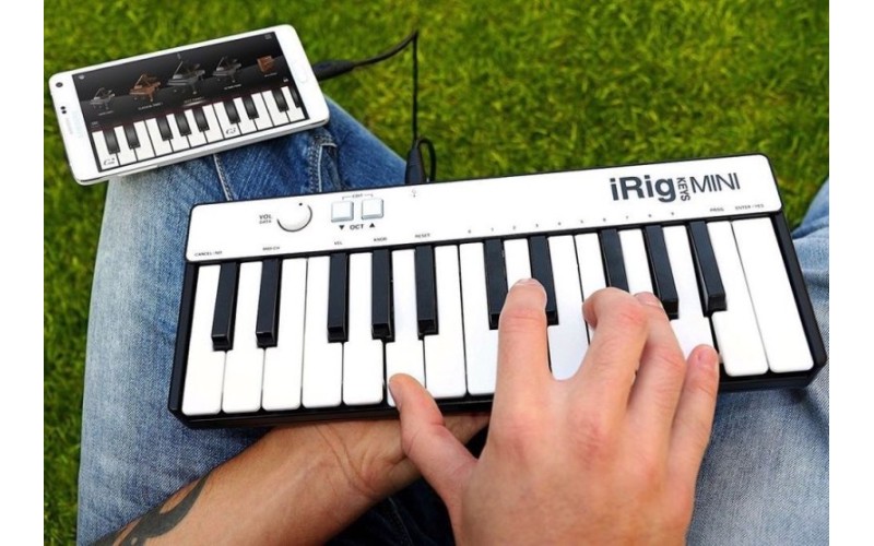 IK MULTIMEDIA iRig Keys Mini MIDI-клавиатура для iOS, Android, Mac и PC, 25кл